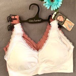 Daisy Fuentes Seamless Comfort Bra 2 Pack Size M
